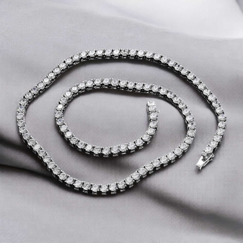 Naszyjnik Tenisowy Z Kamieniami